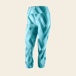 Wilson Women's Printed Capri Tights Bluebird